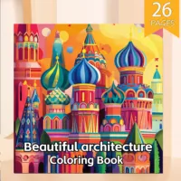 Beautiful Architecture Coloring Book For Relaxation Educational Doodles Book Adults And Teens For Relaxation Perfect Gift 1