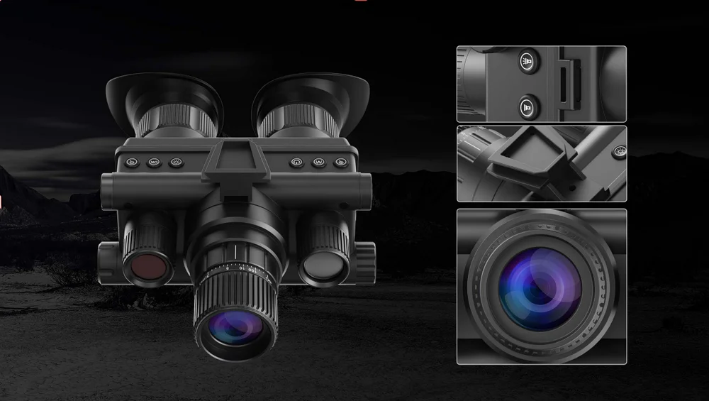 binoculares telescopio 8X Zoom Digital 300M 7 niveles cámara de visión nocturna infrarroja para caza &raquo; binoculares telescopio 8X