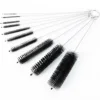 10Pcs/Set Multipurpose Brush Set - Soft Nylon Bristles, Stainless-Steel Handles, Ideal for Home and Aquarium Cleaning 1