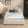 14 Inch Plush Hybrid Mattress Queen Size Memory Foam Mattresses with Individually Pocketed Coils Innerspring Motion Isolation 2