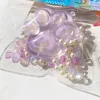 Kawaii Cat Paw Pinch Toy Slow Rebound Blingbling Stress Relief Toy PU Transparent Cube Squeeze Toy Gift 5