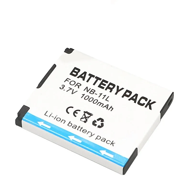 Rechargeable Battery Camera Battery Camera Battery Charger Rechargeable Battery Charger 1000mAh NB-11L NB11L NB 11L NB-11LH Battery + LCD Charger For Canon PowerShot A2300 A2400 IS A2500 A2600 A3400 IS A3500 IS