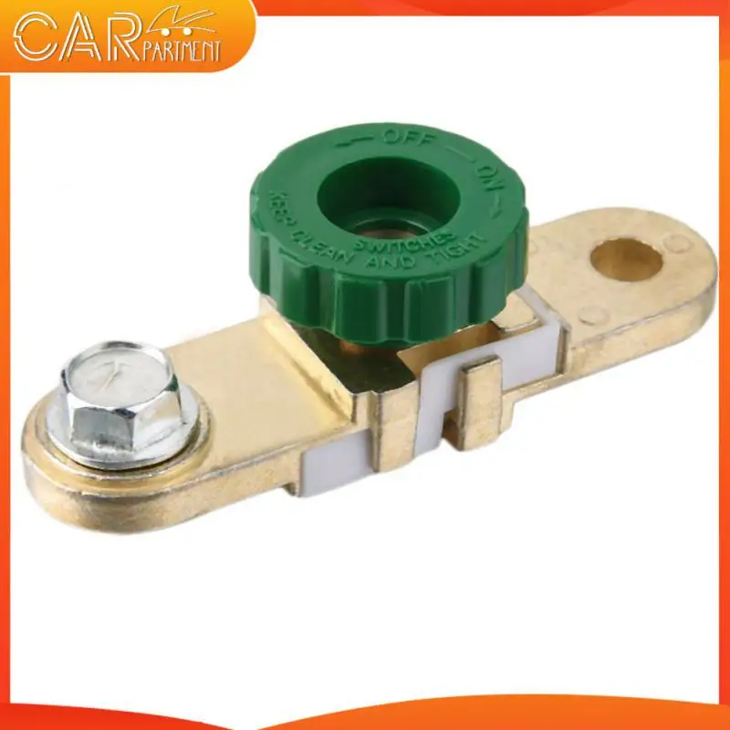 Universal Car Motorcycle Battery Terminal Link Quick Cut-off Switch 1pcs Durable Portable Rotary Disconnect Isolator