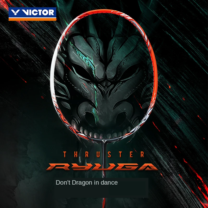 Victor Badminton Racket Full Carbon Attack Racket Dragon Tooth Blade