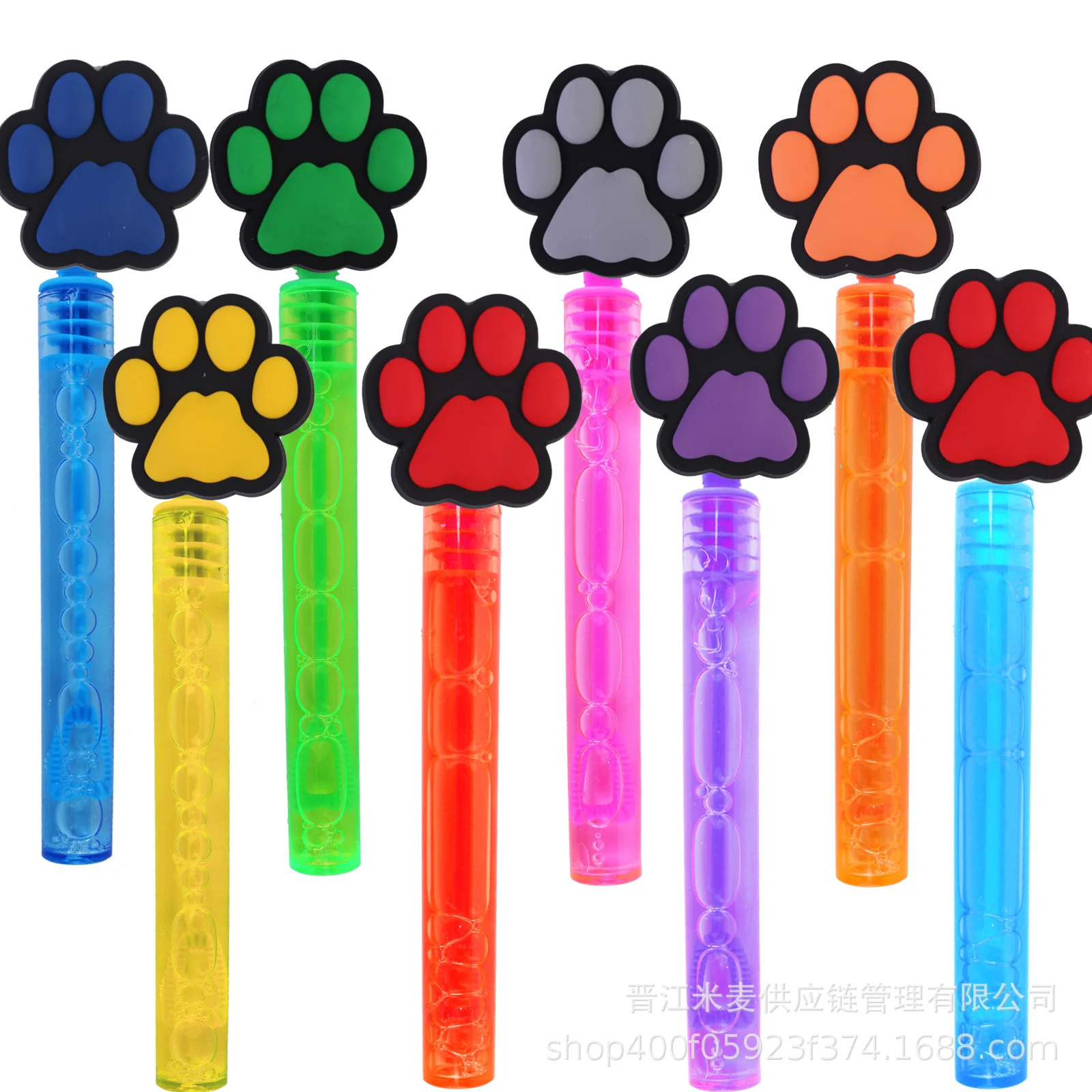 강아지 발 만화 애니메이션 거품 비누 병, 손님용 결혼 선물, 생일 파티 장식, 베이비 샤워 호의, 어린이 장난감 