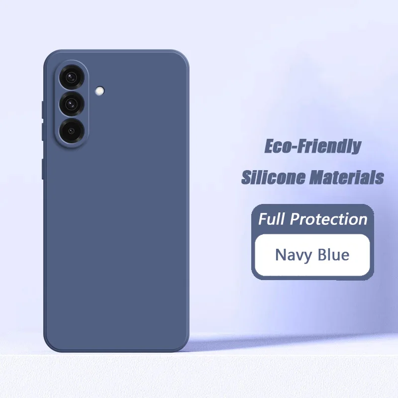 Premium Silicone Back Cover with Soft Microfiber Lining