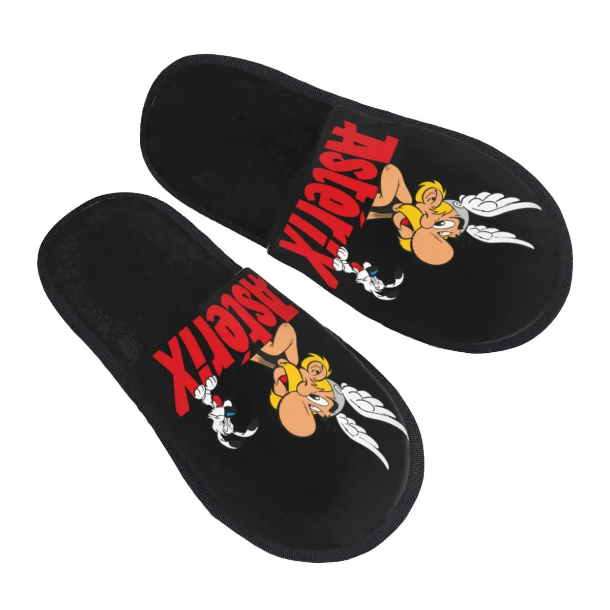 

Memory Foam Slippers Women Soft Warm Dogmatix Obelix Manga House Slippers