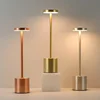Rechargeable LED Desk Lamp Creative Touch Switch Dimmable Table Lamp 3 Color Temperatures Bedroom Office Restaurant Lamp 1