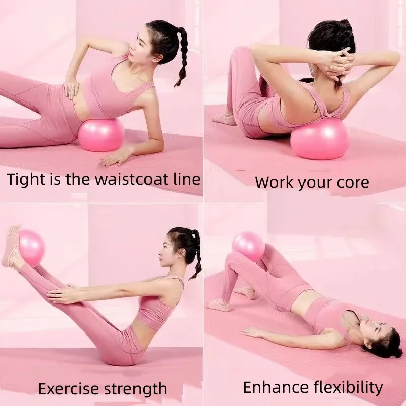 25cm Pilates ball Booty Yoga ball Thickened explosion-proof gymnastics maternity weight loss yoga ball gymnastics ball