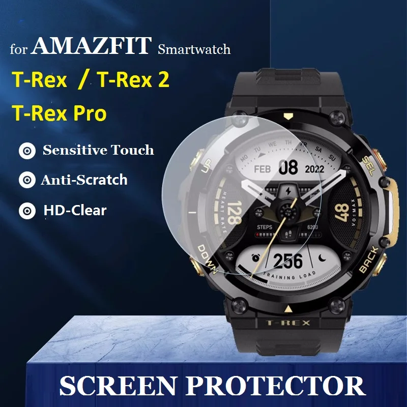 

5 шт., Защита экрана для смарт-часов Amazfit T-REX 2