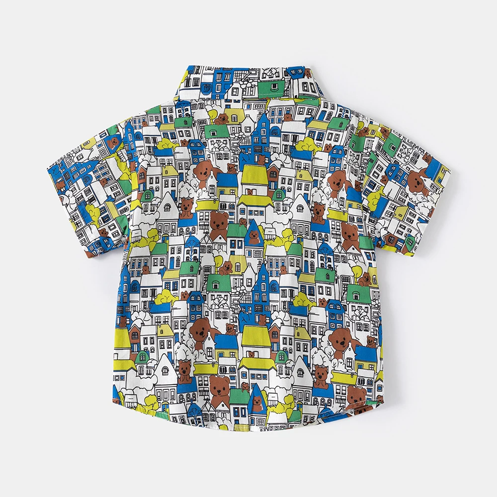 Baby Boys Girls Fashion Short-sleeved Shirts,boys shirts,kids shirts