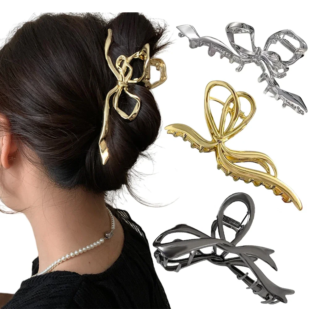 4 Pezzi Strass Forcina In Cristallo, Clip Fermagli Per Capelli Eleganti Moda Scintillanti, Accessori Per Capelli Con A Forcella Con Fermaglio A Forma - Foto 3