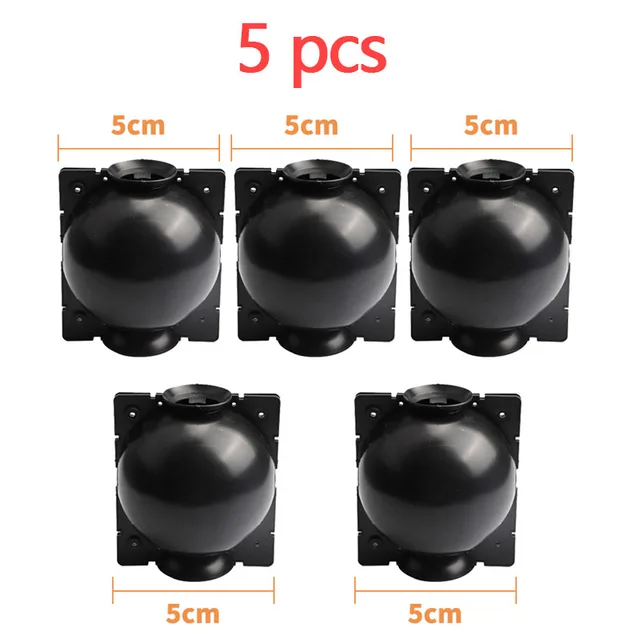 5pcs black