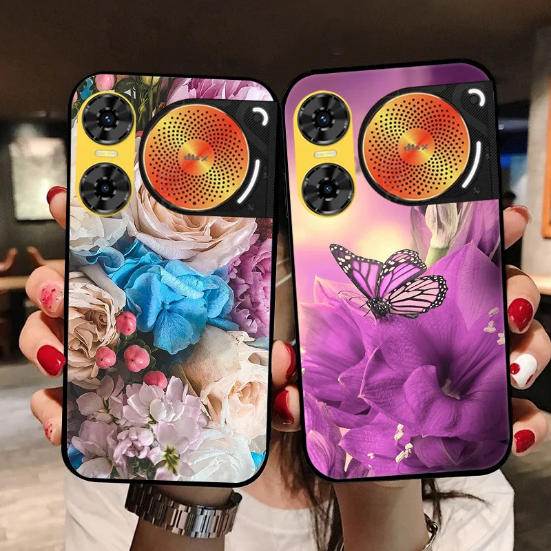 Fashionable Soft Silicone Back Case - Cute Design