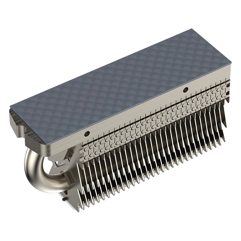 Coolleo Aghp-radiador de Estado Sólido 2280 Ssd Dissipador de Calor Totalmente Galvanizado Soldagem de Refluxo Heatpipe M.2 Refrigerador Ssd m. - Imagem 2