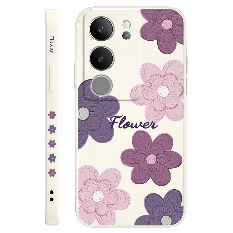 Elegant Mottled Flowers Phone Case - Vibrant & Stylish Design