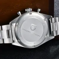 Nouvelles montres PAGANI DESIGN pour hommes 2026, montre à quartz pour hommes, mouvement japonais VK63, montre-bracelet en cristal de saphir, chronographe rétro de voiture de course. 6