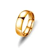 Bague en titane Simple de 6mm pour femmes et hommes, prévention des allergies, anneaux de mariage hautement polis, en acier inoxydable, bijoux de doigt pour Couple, cadeaux