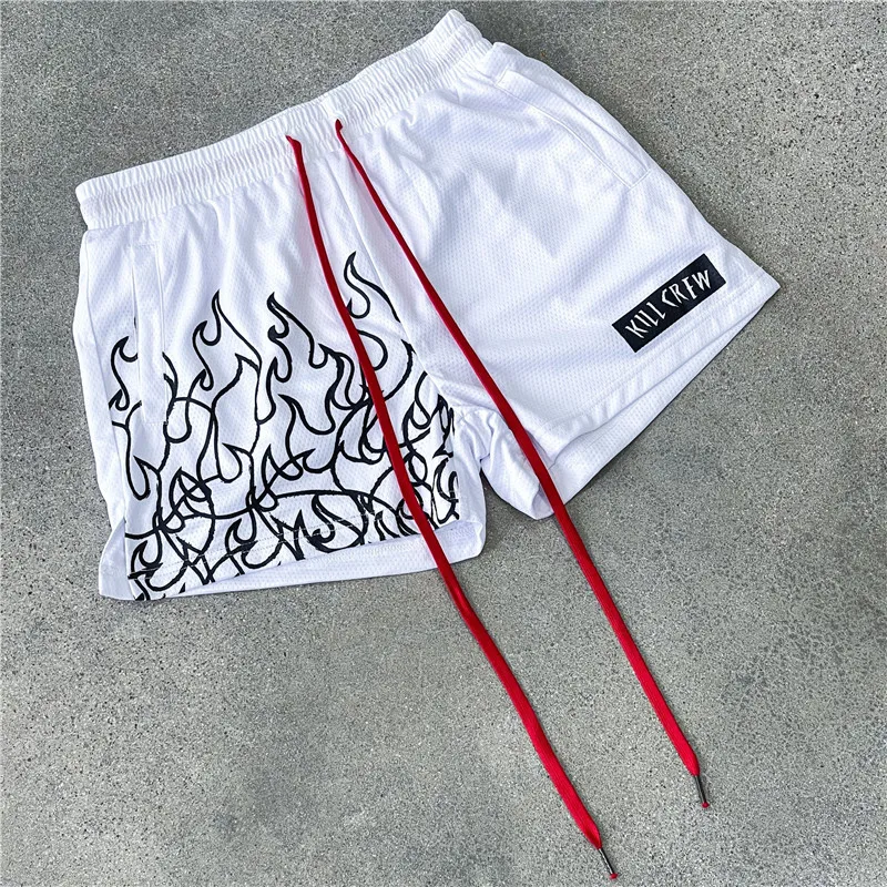 American style Men's shorts New Summer Sports and Fitness Shorts Gym Running Training Quick Drying Breathable Beach Pants 2