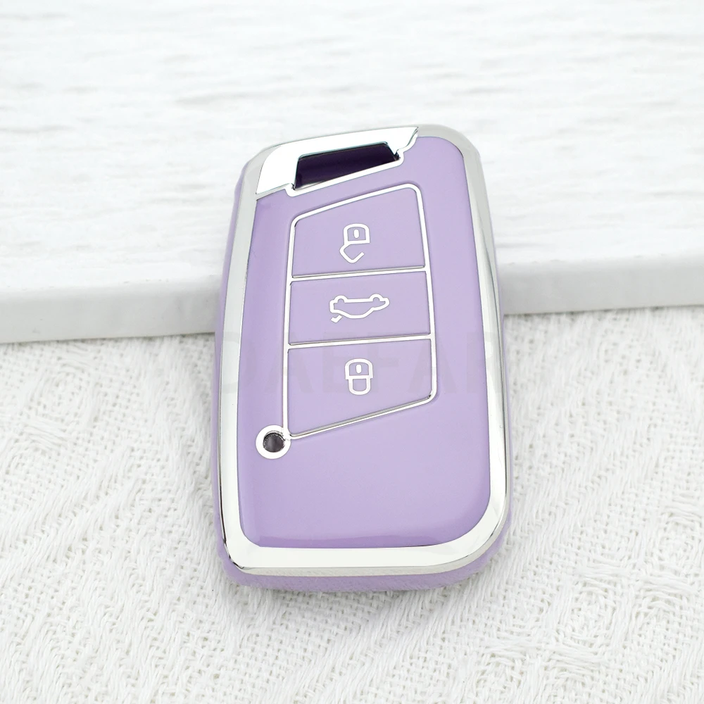 Pink TPU Car Key Case Cover with Enhanced Style and Protection