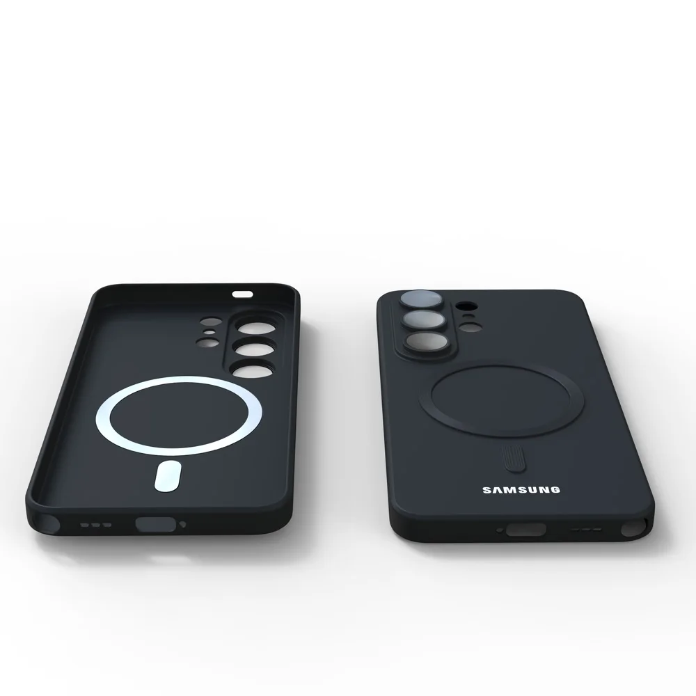 Luxury Soft Silicone For Magsafe Case For Samsung Galaxy S26 Ultra S26 Plus S26Ultra S25 FE S24 S23 With Camera Lens Full Covers