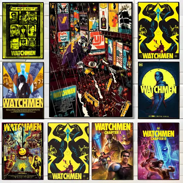 w-Watchmen – affiche murale imprimée, affiche décorative, décoration murale, décoration de la maison, cadeau, sans cadre 1