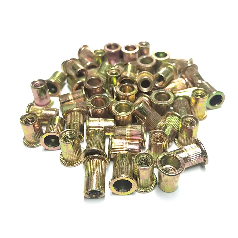 Rivet Nut 2/5/10/20/30pcs Blind Rivet Nut Stainless Steel Rivnut M3 M4 M5 M6 M8 M10 M12 Zinc Plated Threaded Inserts for Housings Panels