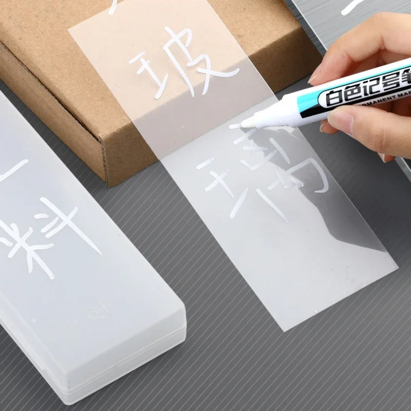 White Marker Pen Alcohol Paint Oily Waterproof Tire Painting Graffiti Pens Permanent Gel Pen for Fabric Wood Leather Marker permanent marker pen permanent marker white marker pens paint marker pen markers pen permanent markers marker pens paint pen art marker pen art markers