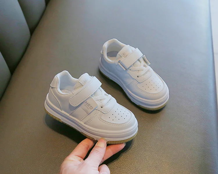 2024 Fashion Platform Shoes for Kids Girl All-white Sneakers Boys Casual  tenis Shoes Spring Autumn