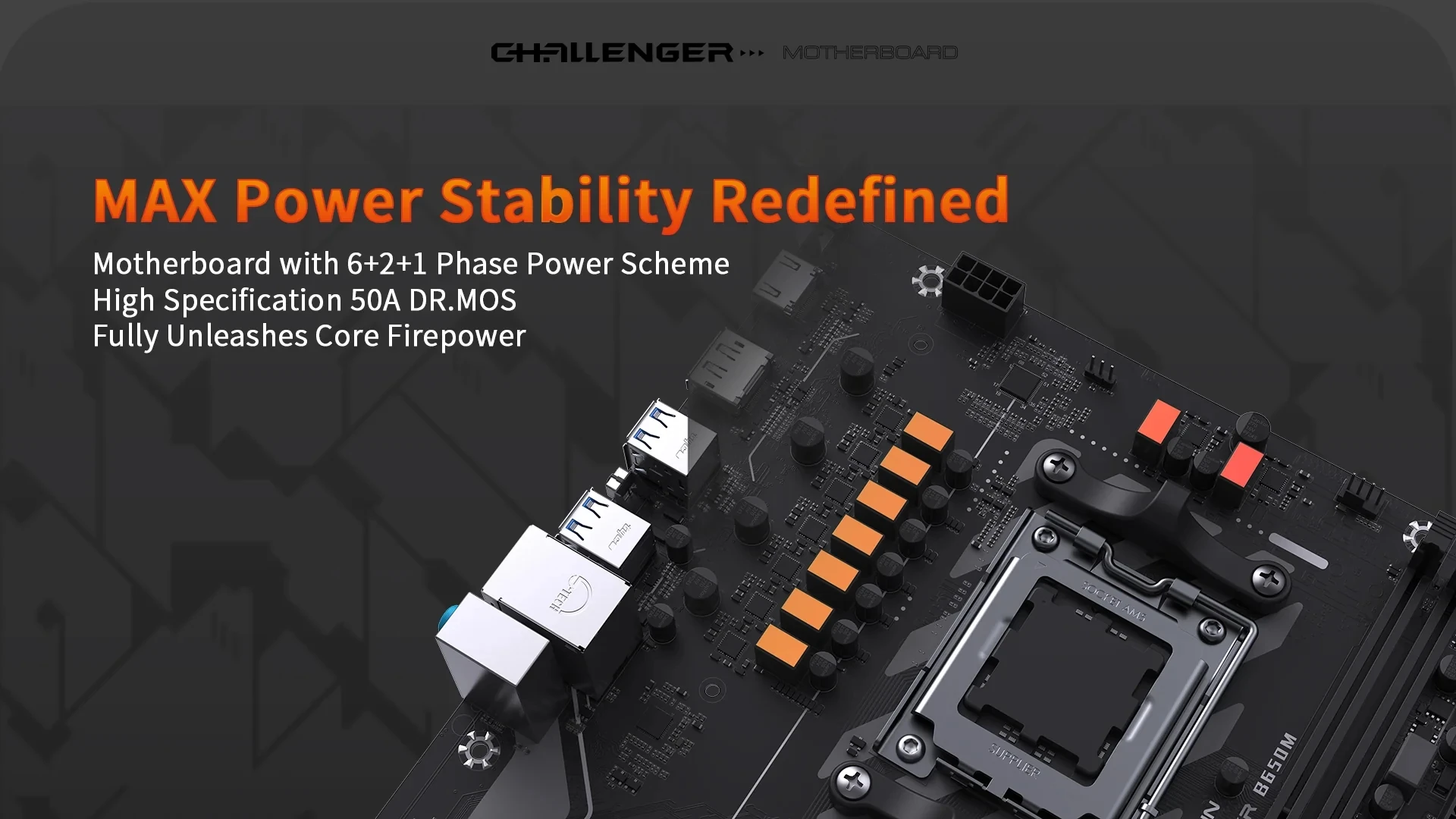 Description Picture 2 of itemMAXSUN-B650M, WiFi, Motherboard AMD B650 Socket AM5 DDR5 128G M.2 USB3.2 6400(OC)MHz 2.5G M-ATX Mainboard for PC Gamer R5 R7 R9