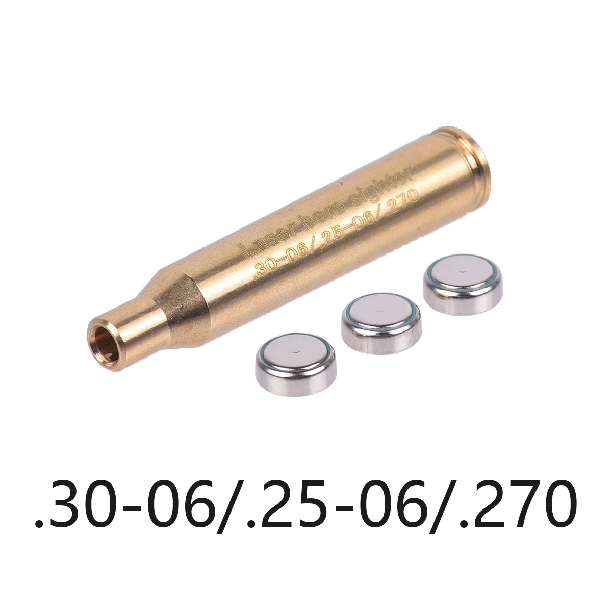 Tactical Laser Bore Sight 9mm .22 22LR .177 Bullet Boresighter Caliber 12GA .223 223rem .308 5.45x39 9x19mm Sight Snap Caps Laser Sight Red Dot Laser Sight Laser Bore Sight Snap Caps