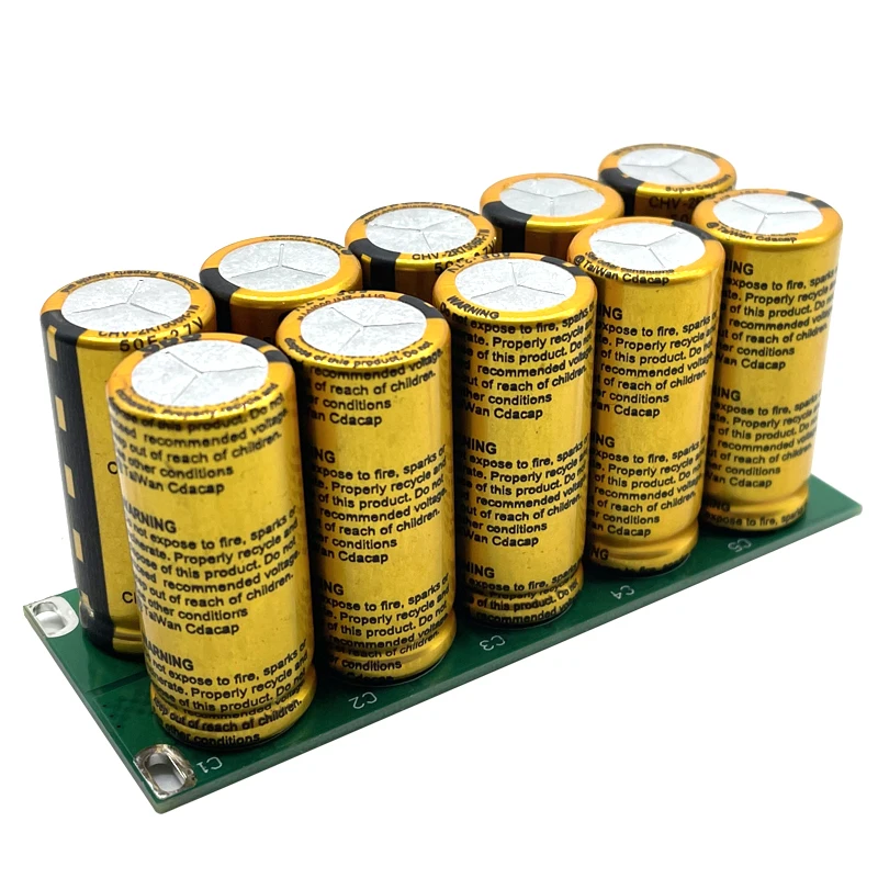 New Original 27V5F Module 2.7V50F*10 Automotive Rectifier Backup Capacitor Power Supply Capacitor Improve Energy