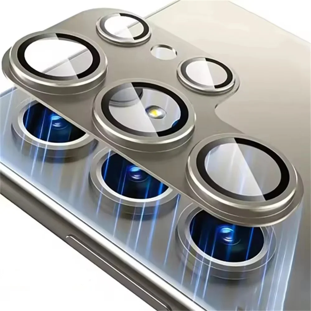Metal Camera Lens Protector Glass - Full Cover