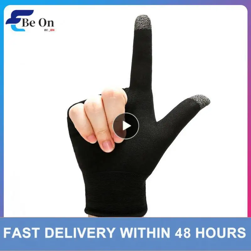 

1Pair Finger Gloves Game Controller for PUBG Genshin Anti Slip Sensitive Touch Screen Sleeves Mobile Phone Gaming Sleeve Gamepad