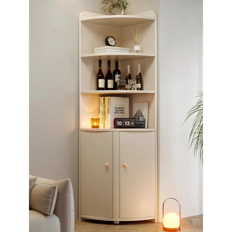 

Decorative wine wall living room corner triangle cabinet display corner corner storage side