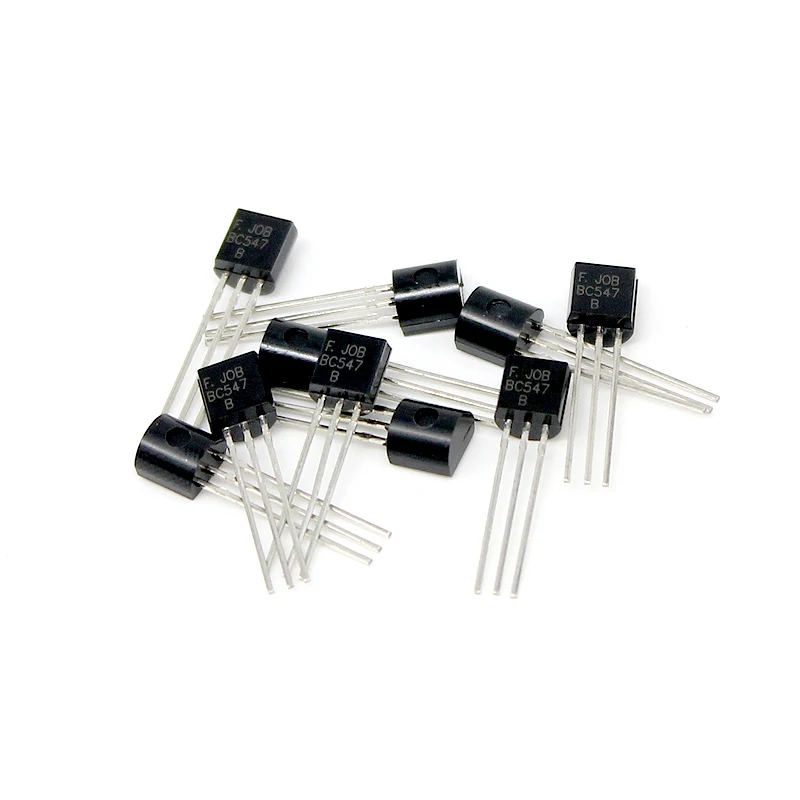 50pcs BC547 Transistor 45v 100mA Amplifier Transistors kit Silicon NPN TO-92 BJT Triode Transistor set In Stock bjt transistor transistors kit triac transistor