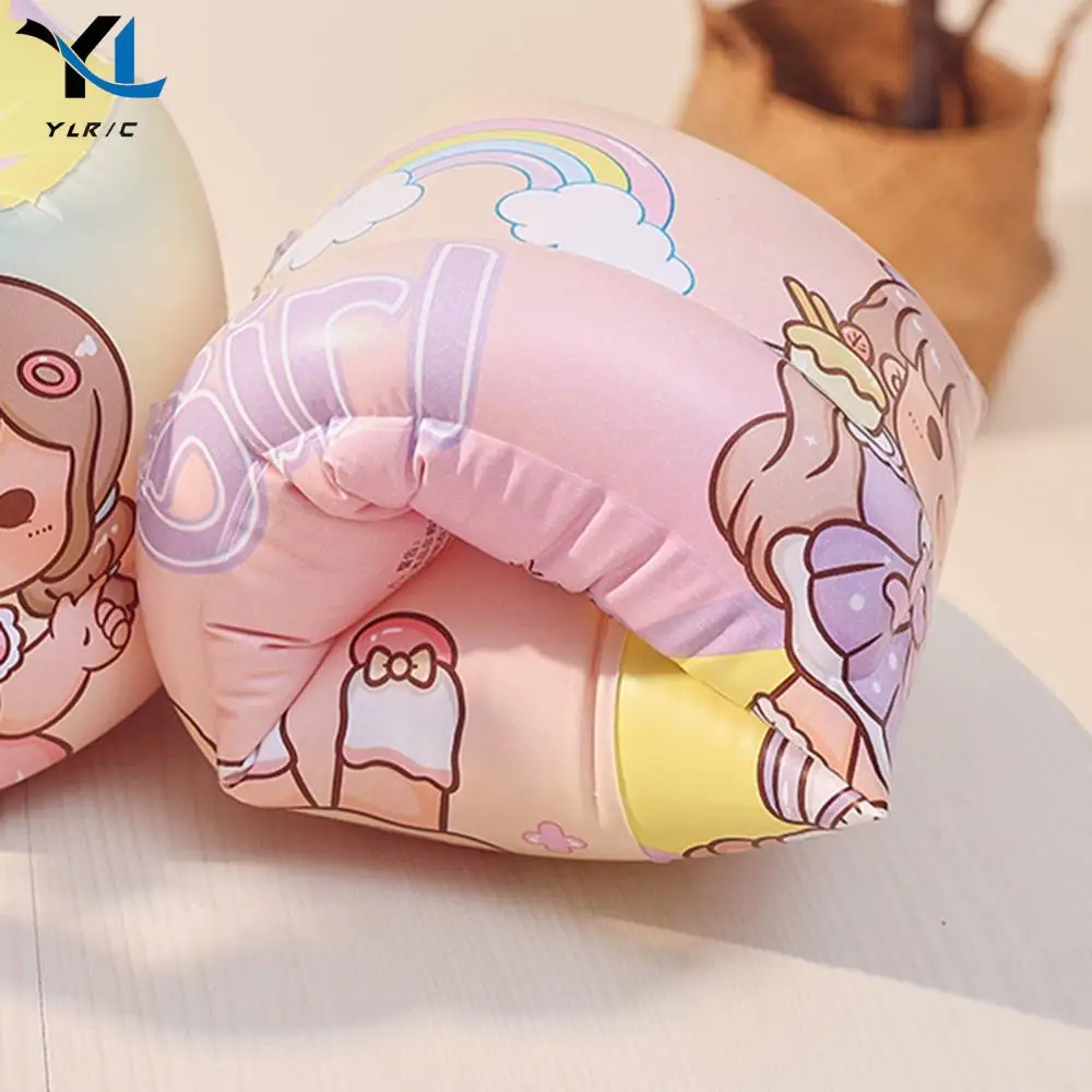 Cute Swim Floater Sleeves Inflatable Swimming Arm Float Rings Safe Swim Floating Rings for Kids Toddlers and Adults