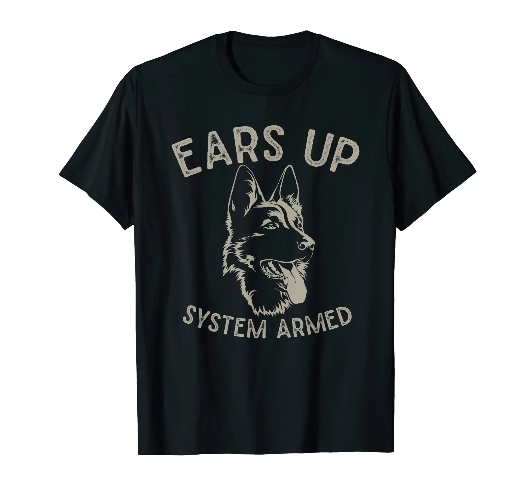 

Футболка унисекс из 100% хлопка с надписью «Ears Up System»