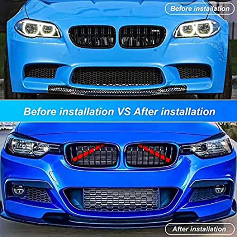 Uxcell Paar Kühlergrill Trim Streifen Abdeckung für BMW F30 F10 F20 F11 F31  Grille Einsatz Schneidet Grill Streifen Dekoration zubehör - AliExpress