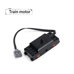 Electric Motor Set with LED Light and Power Function for MOC Building Blocks Cars (Train Motor)