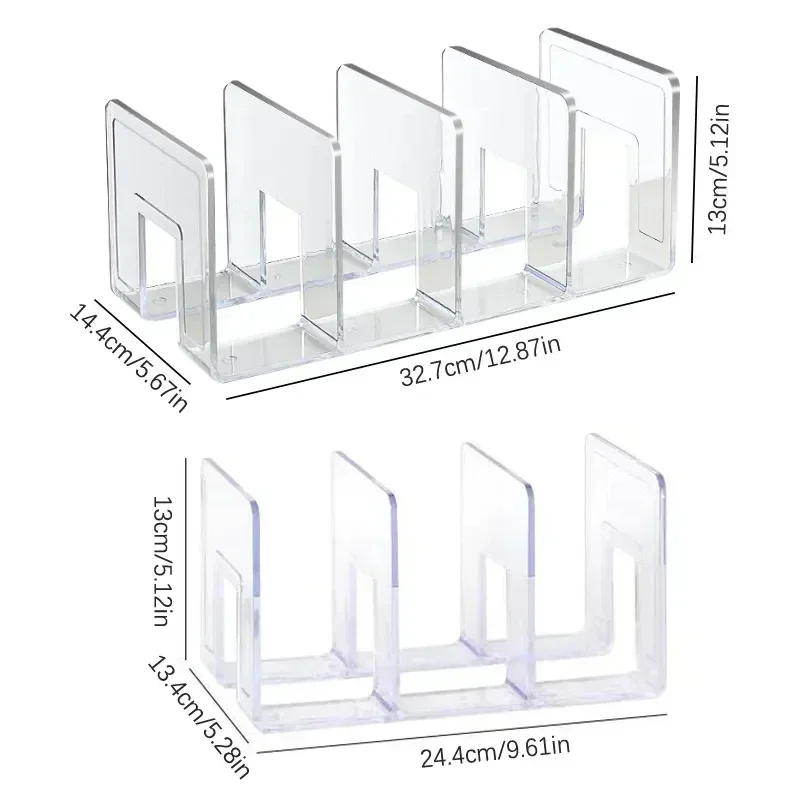 Handbag Storage Rack Acrylic Divider Organizer for Women Luxury Bags Transparent Partition Display Cabinet