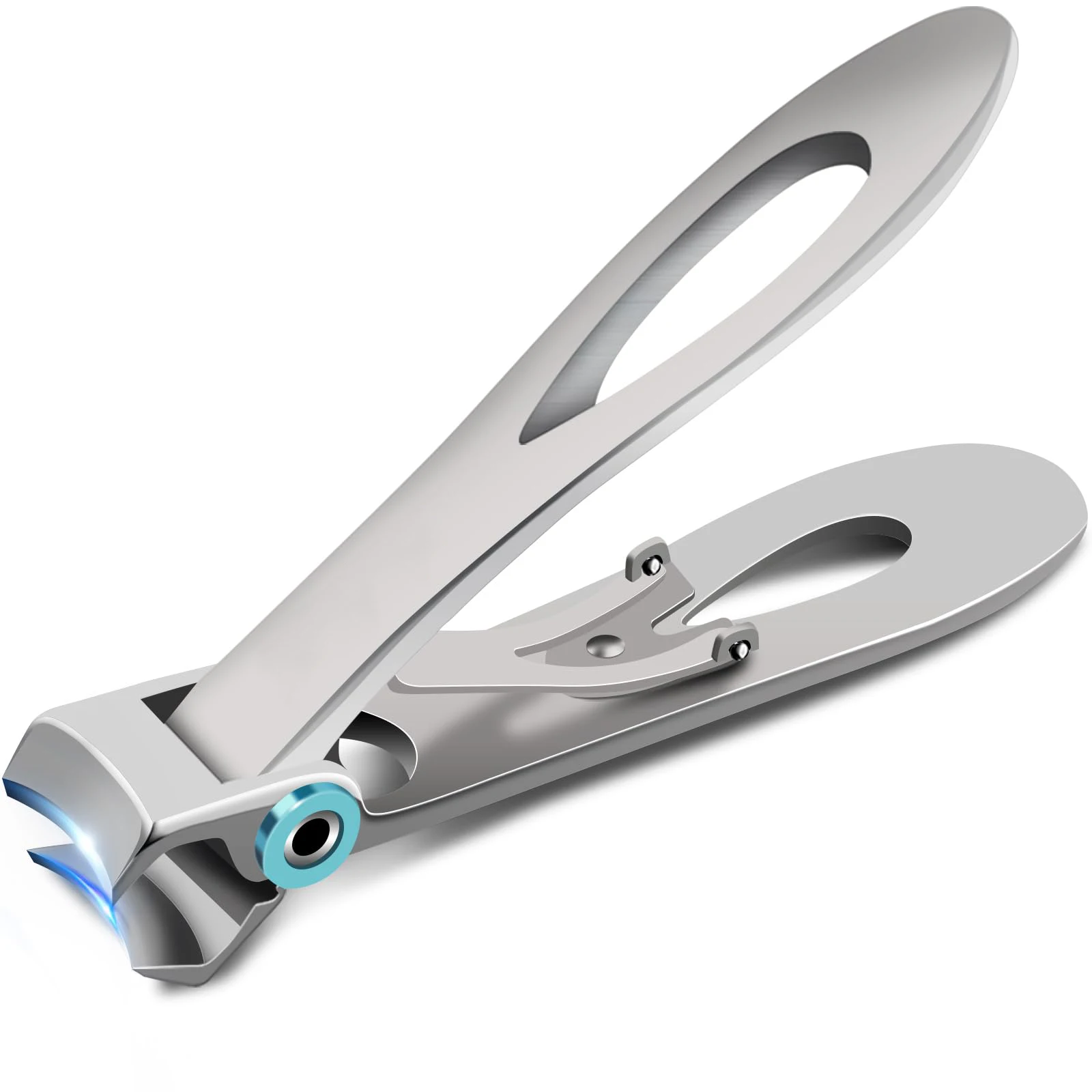 Nail Clippers for Men Thick Nails 16mm Wide Jaw Opening Large Toe Nail Clippers Heave Duty Sharp Toenail for Seniors Toe Nail Clipper Nail Clippers