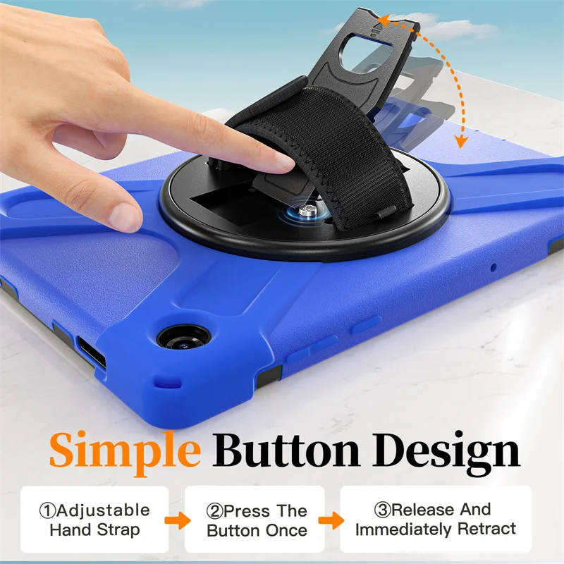 Durable Tablet Case with Shoulder Strap