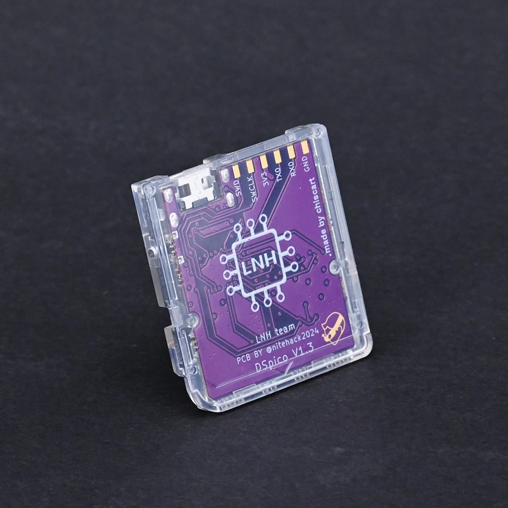 DSPICO Game Cartridge Reader RP2040, Transparent Injection Molded Case for NDS NDSL DSi 3DS - Image 2
