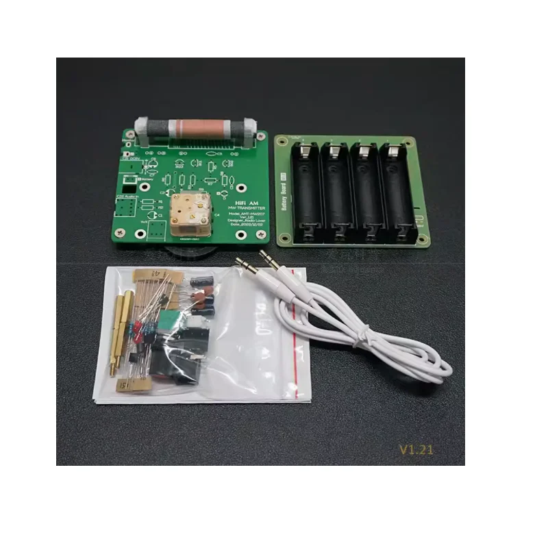 AM 중파 송신기, 525-1605kHz, HIFI 실험 MW 수정 라디오, RF FM 중파 송신기용 광석 라디오