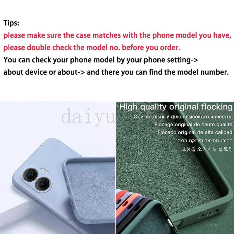 Silicone Phone Case with Magnetic Holder and Screen Protector Film