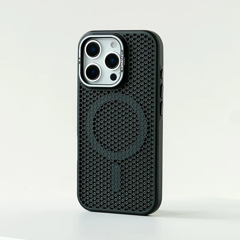 ตัวเลือกสินค้า เคสระบายความร้อนรังผึ้ง Magsafe พร้อมขาตั้งเลนส์ iPhone 16/17 Pro Max