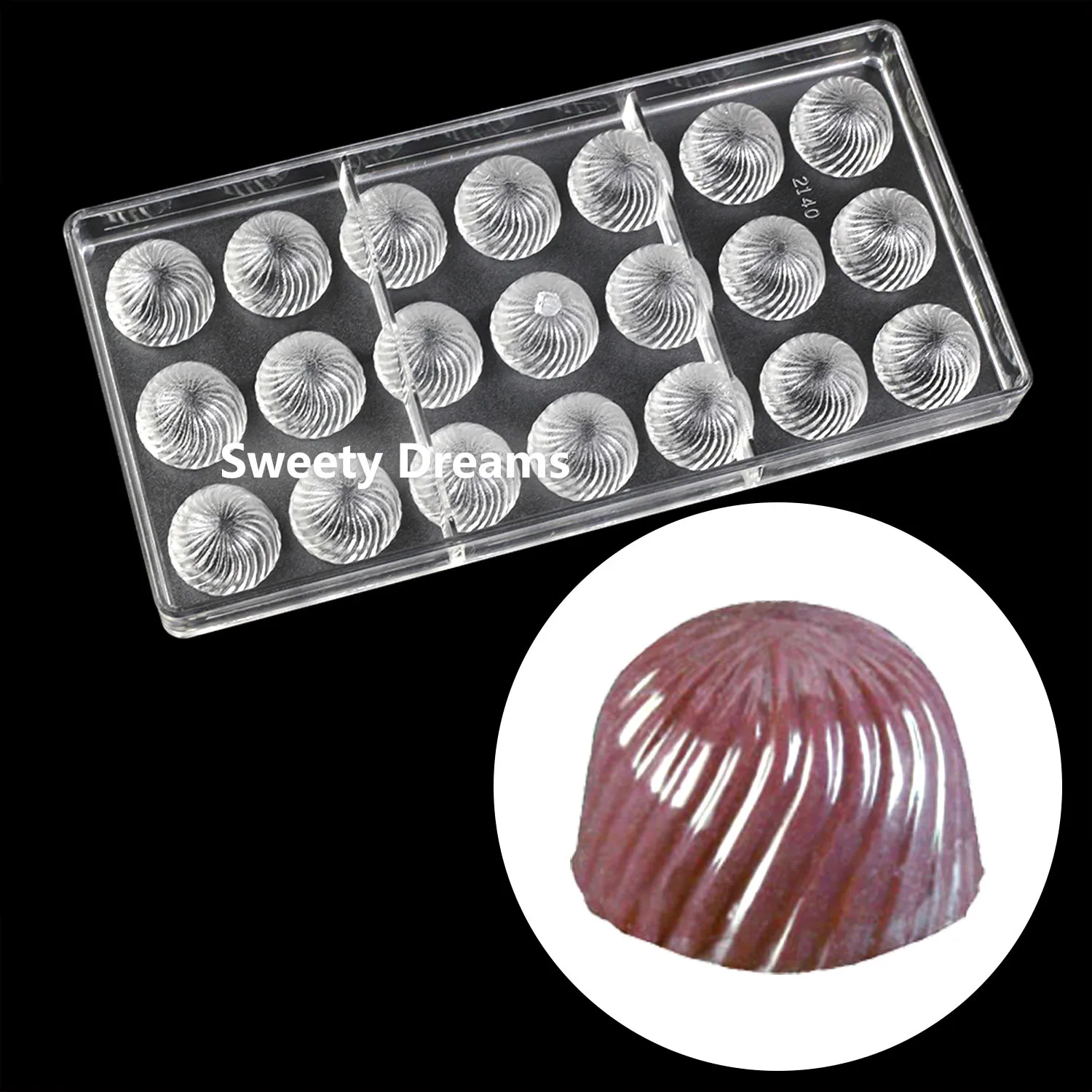 

Filling Chocolate Mold Polycarbonate Fyldte Sweets BonBon Candy Baking Mould Bakeware Confectionery Tool