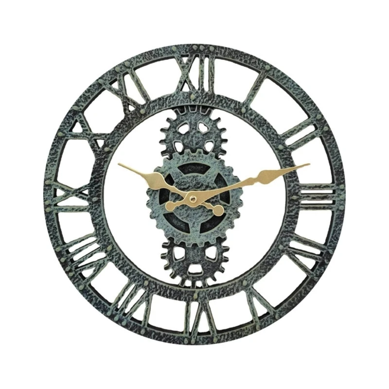 WaterproofGearWallClockResinHangingClockDecorativeCrafts
