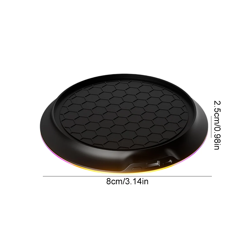Xbox 시리즈 X 콘솔용 스탠드 쿨링 스테이션, 미끄럼 방지 쿨러 도킹 RGB, USB 2.0 포트 홀더 도크 베이스 게임 액세서리